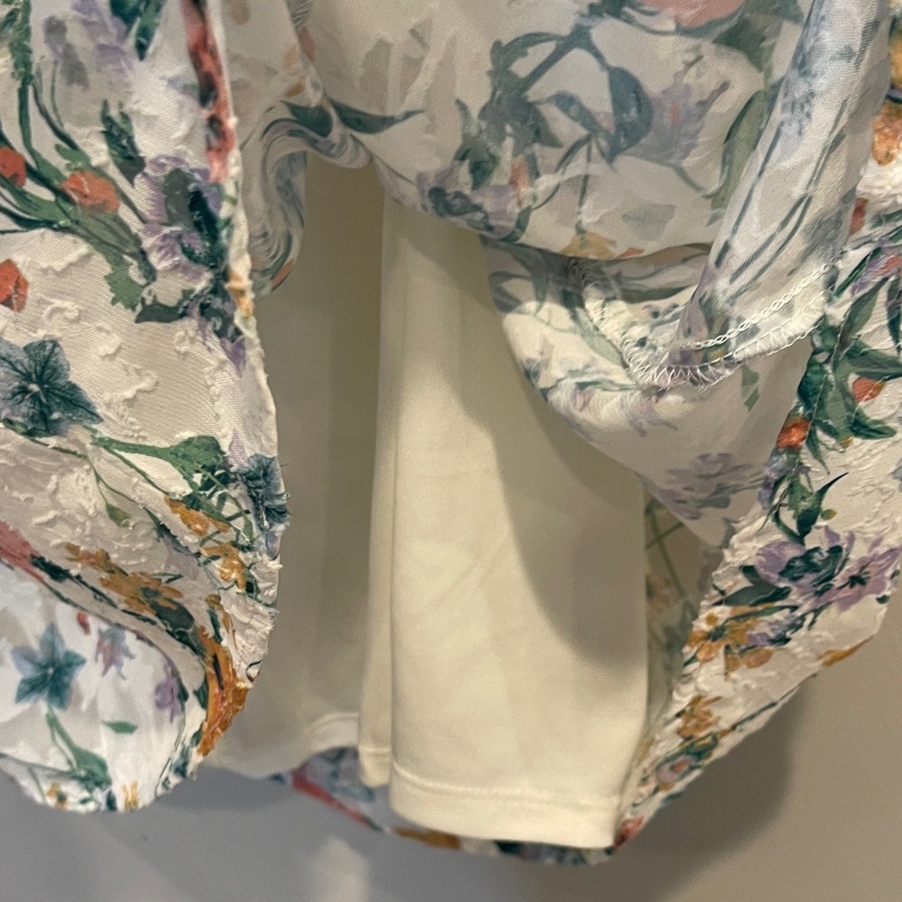 NWOT Wild Fable Women's Ruffle Short Sleeve Mini A-Line Dress Size M - Picture 8 of 9